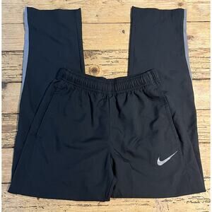 Nike Dri Fit Mens Size S Black Grey Lightweight Jogger Pants